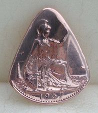 1967 ENGLISH OLD PENNY COIN