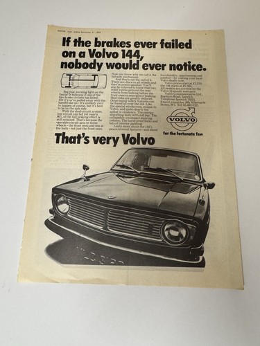 Original vintage 1969 volvo - original,
