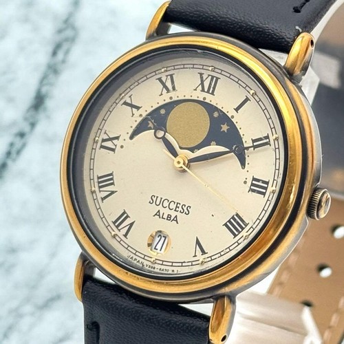 Seiko v338 6a70 moon - moon, phase
