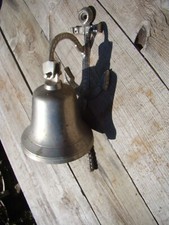 Large Metal Bell - Last Orders Pub Ships Bell Navy Anchor Sailing Nautical 