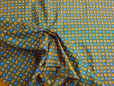 Vintage 1960s Geometric Satin