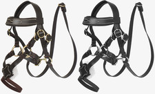 LeMieux Toy Grackle Bridle Real Leather Pony Kids Play Horse Tack Black/Brown