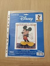 Janlynn Disney Everybody Loves Me Mickey Mouse Cross Stitch
