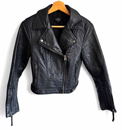 Topshop petite faux leather - faux,