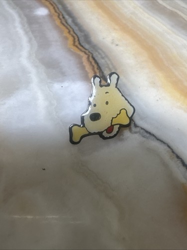 Tintin dog snowy - tintin, enamel