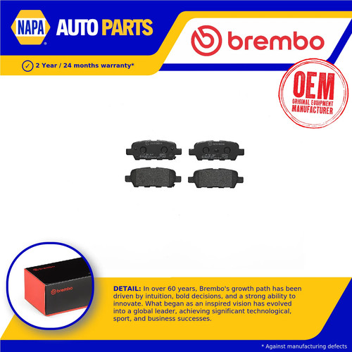 Brake pads set rear - brake,