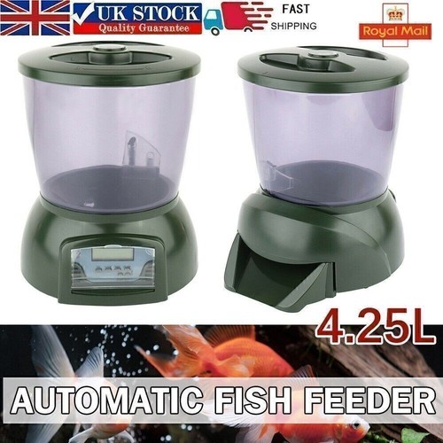 Automatic pond fish feeder - 2x,