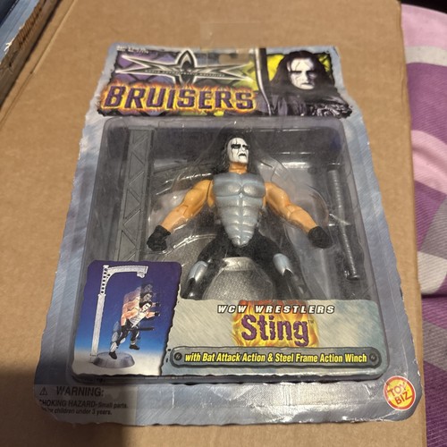 Vintage toy biz wcw bruisers - biz,