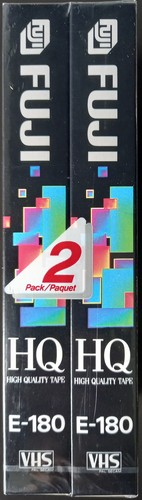Fuji 180 vhs video - x,