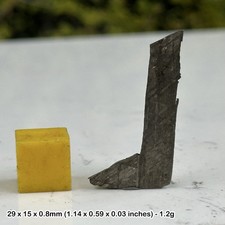 Muonionalusta Meteorite Slice - Genuine Space Rock - Education & Science