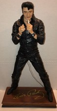 RARE Elvis Presley 68 comeback special Bradford Exchange Statue Figure 18”