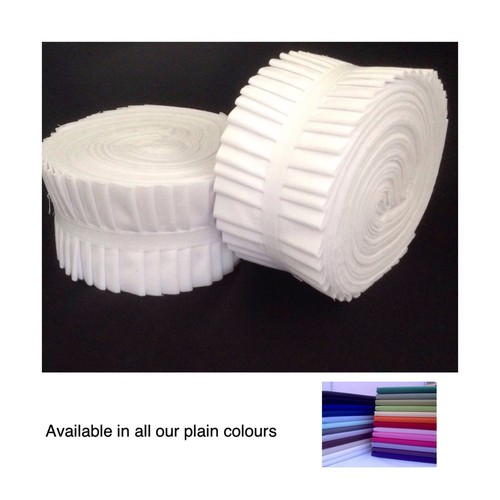 Plain jelly roll strips - plain,