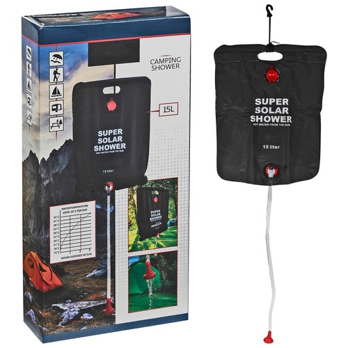 15l sun heated - portable, shower