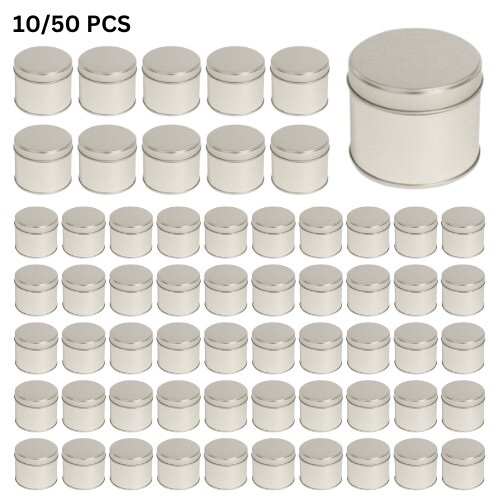 Candle tin with - tin,