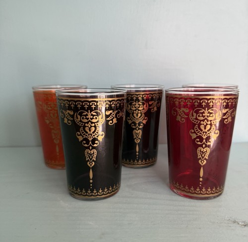Moroccan tea glasses set - glasses, of