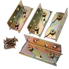 4x Bed Rail Brackets Bed