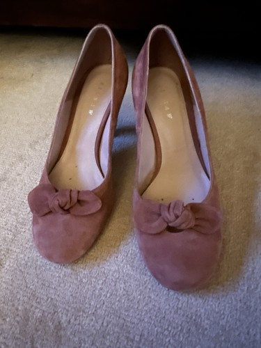 Jigsaw dusty pink suede - pink,