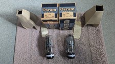 PX4 OSRAM VINTAGE NOS BOXED MATCHED PAIR VALVE TUBES tested