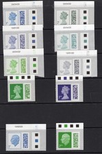 GB QEII KCIII BARCODE STAMPS