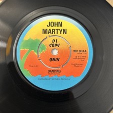 RARE DJ COPY John Martyn – Dancing/Dealer 1978 7" Island UK WIP 6414 EX Vinyl