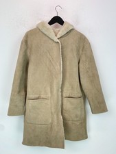 M&S Beige Plain Faux Shearling