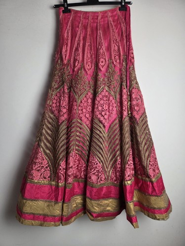 Pink indian lengha - pink, skirt