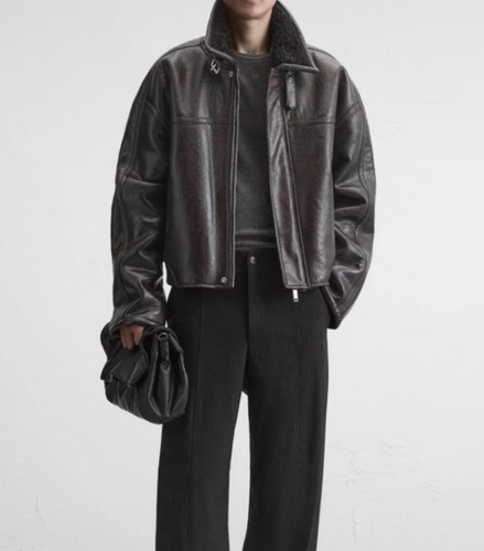 Zara men brown - brown, faux