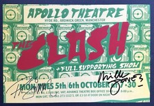 Mick Jones & Paul Simonon Authentic Hand Signed 12x8 Poster The Clash Strummer 1