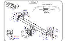 Mercedes class towbar estate - e,