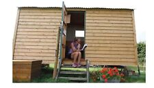 Unique two guest,  ensuite shepherds hut used for farm glamping holidays 