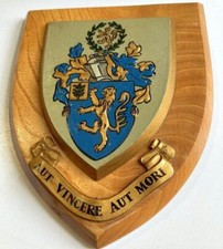 Old Rare Crest Wrekin Colleg