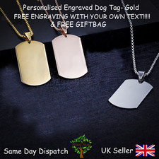 Personalised Engraved ID Army