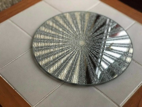 Center plate 20cm - 20cm, glass