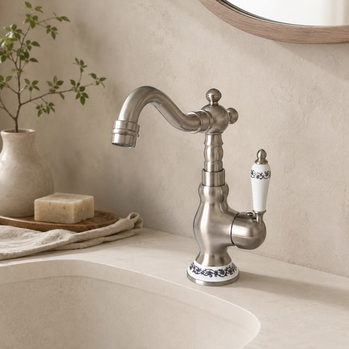 Nickel brushed bathroom - nickel,
