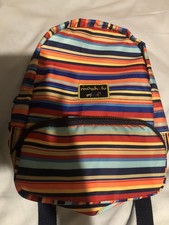Moshulu Minis Backpack. Multicoloured Stripes. New Without Tags.