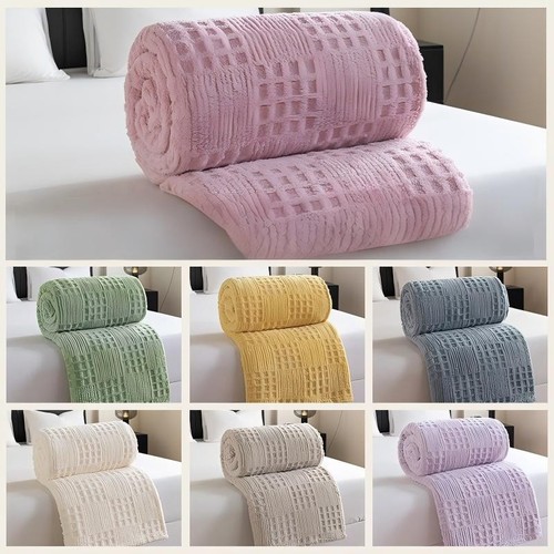 Flannel fleece blanket - flannel, mink