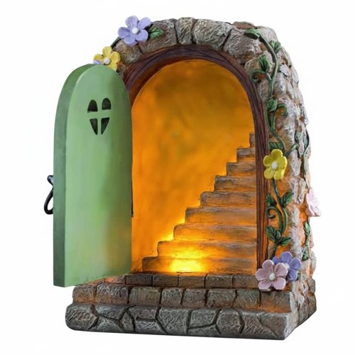 Solar fairy door - door, pastoral