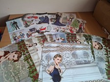 Festive Decadence Christmas Card Toppers/Inserts