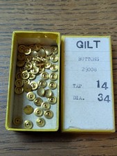 Watch Crowns, Gilt Buttons