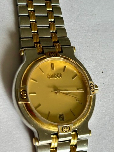 Gucci colour vintage 9000 - gucci, bi-colour