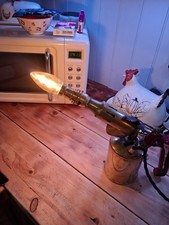 Steampunk Vintage Blow Torch Table Lamp