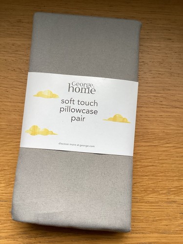 New grey pillow case gearge - grey, by