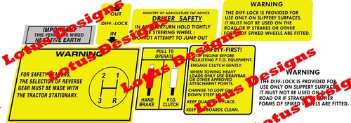 Marshall tractor warning - marshall,