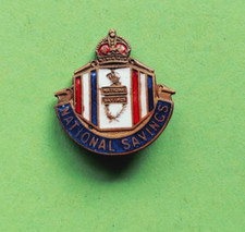 National Savings Enamel Pin