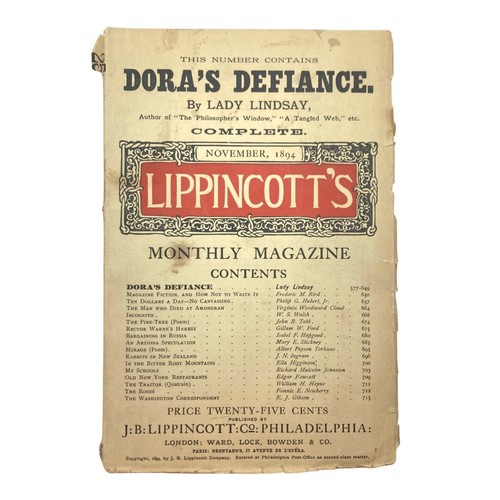 Vtg lipincott magazine - vtg,