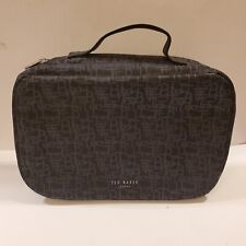 Ted Baker Large Wash Toiletries Bag Mens Black Green New No Tags