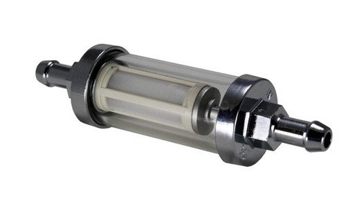 Chrome glass inline fuel - chrome,