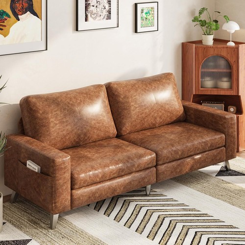 200cm leather sofa 3 - 200cm, pu