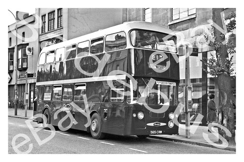 Bus photograph leicester - bus, c.t