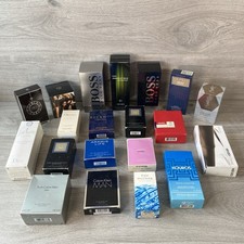 20 x Designer Empty Glass Fragrance Perfume Bottles Collection Bundle Job Lot